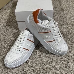 NWT Bogner Santa Rosa 2 White Orange Sneakers 37